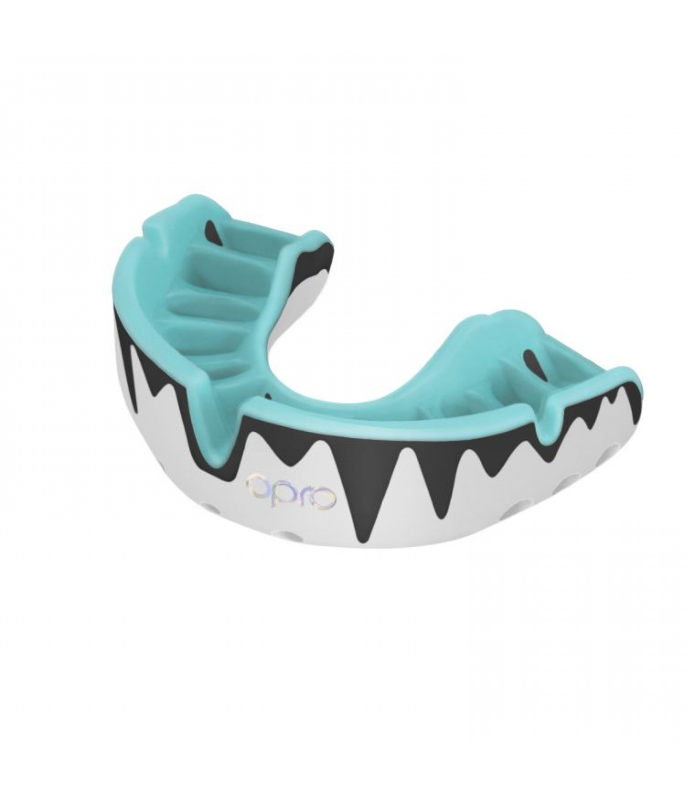 Протектор за уста - OPRO Platinum Level Mouthguard - White/Mint